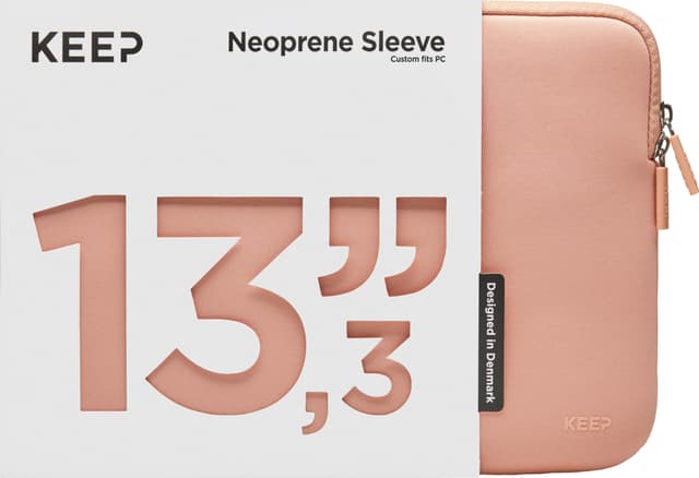 KEEP 13,3’’ neopren laptop-sleeve (coral pearl)