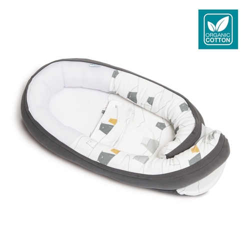 doomoo Cocoon Réducteur nouveau-né Bear Grey - Evolutif & Respirant - BABYMOOV