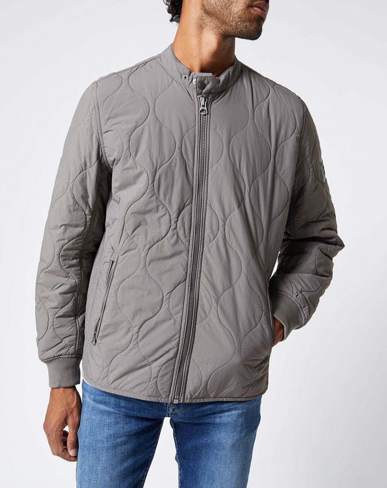 Pepe Jeans Blouson Matelassé Drayton taupe