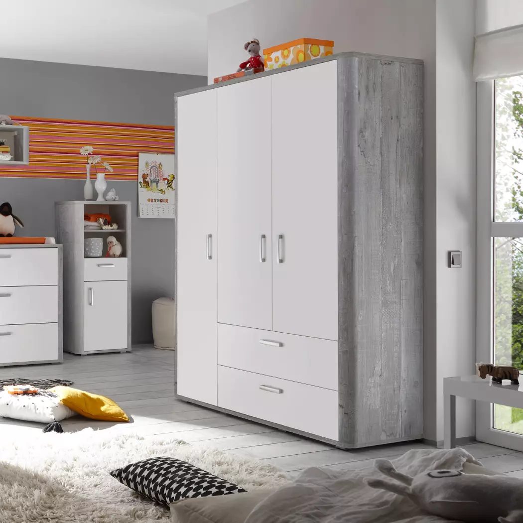 Kleiderschrank Frieda, 138 x 189 cm