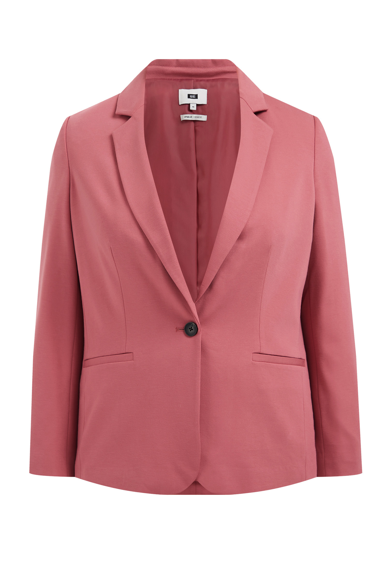 getailleerde jersey stretch blazer -  Curve WE Fashion Oudroze