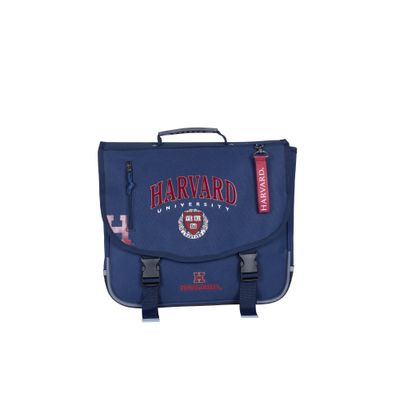 Cartable Harvard University 38 cm - 2 compartiments - bleu marine - Kid'Abord