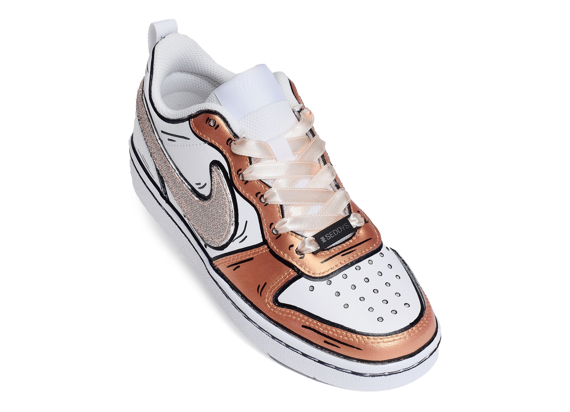 Court borough low california blanc bronze