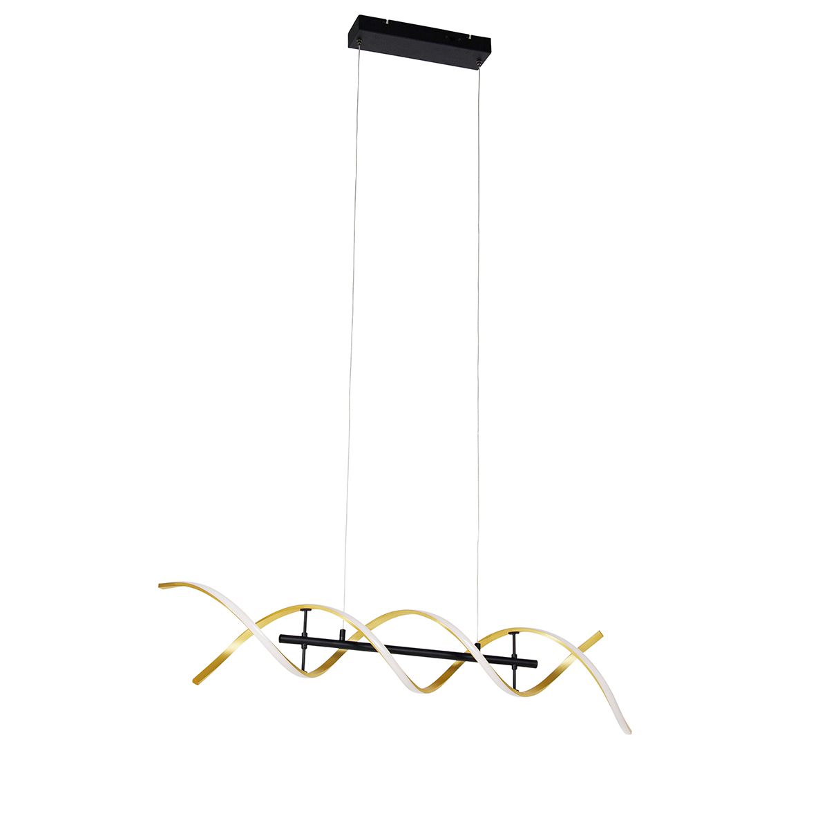 Hanglamp goud incl. LED 3-staps dimbaar in kelvin - Henk