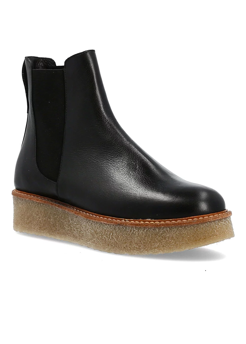BOOTS CHELSEA PIAT CUIR NOIR
