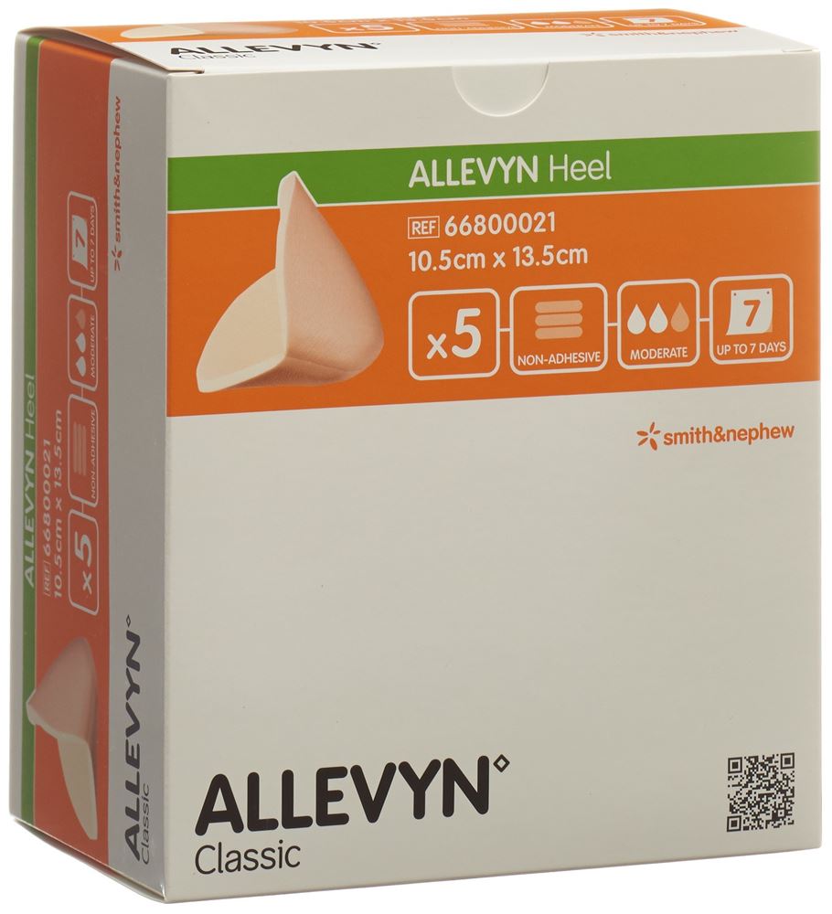 ALLEVYN Fersenverband<br>5 Stück
