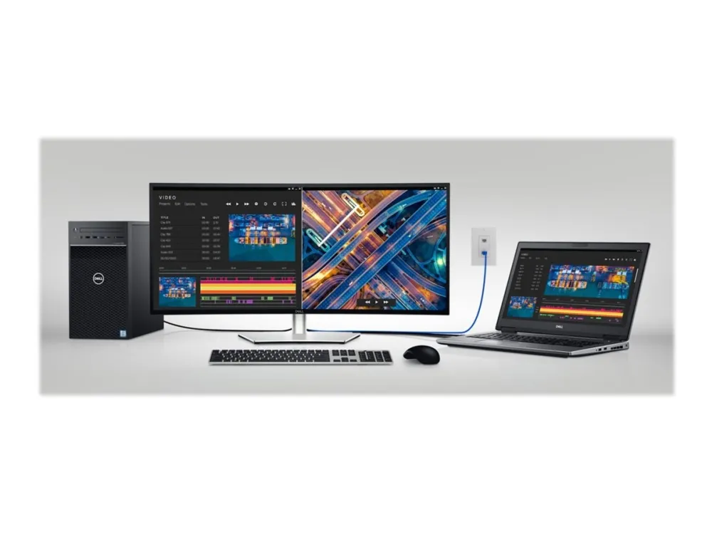 [OUTLET] - Dell UltraSharp U3421WE - LED-skærm - kurvet - 34.1