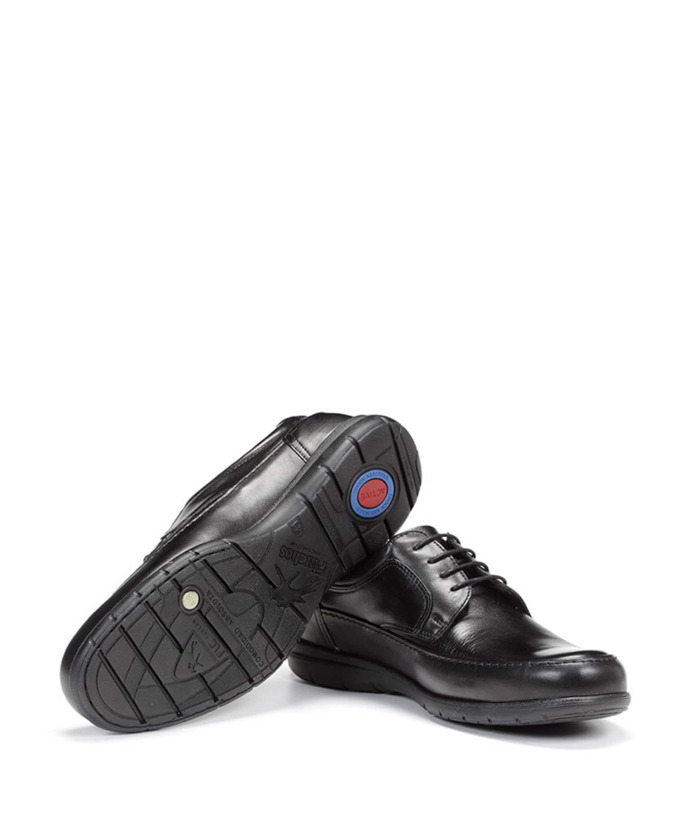 Fluchos Ave Luca  heren veterschoenen zwart