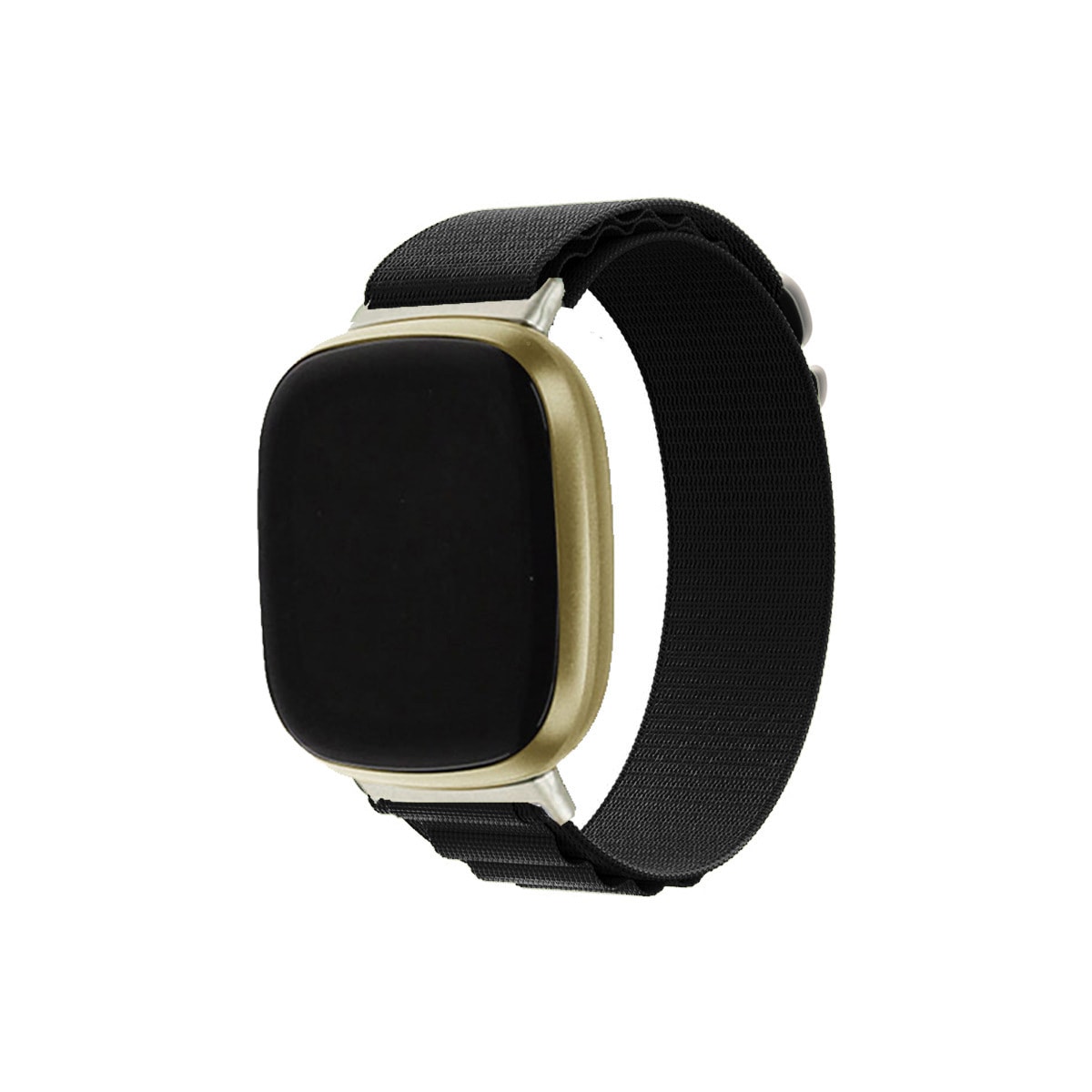 Klokkereim av nylon Sort Fitbit Versa 3