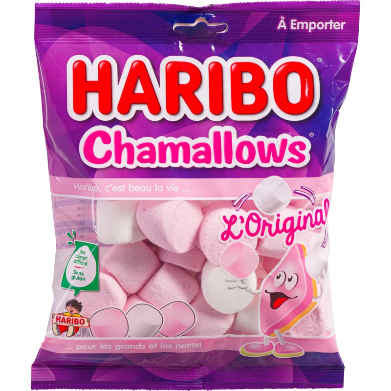 Guimauves Chamallows Haribo - Sachet de 100 g