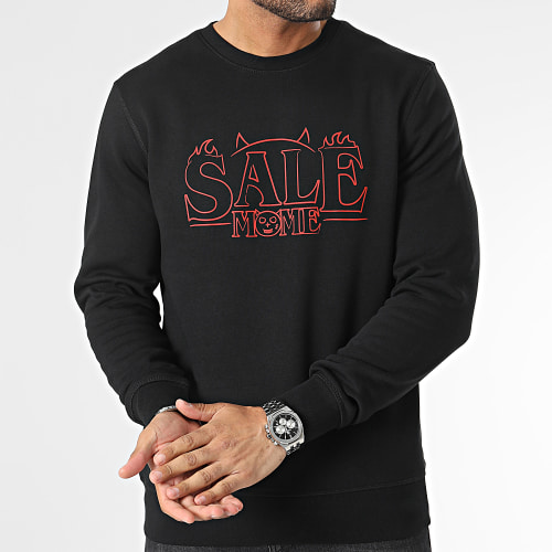 Sweat Crewneck Evil Toto Noir Rouge