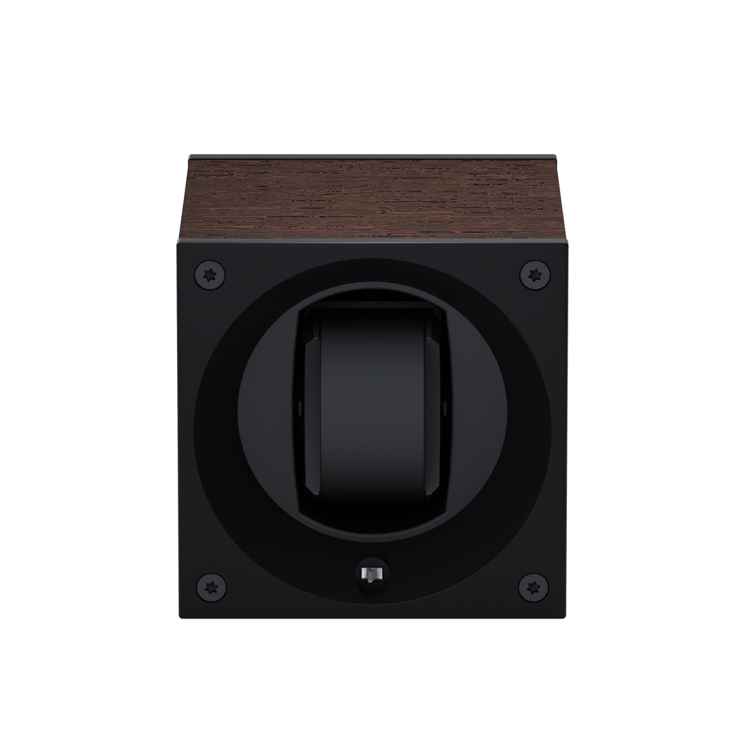 SwissKubik Masterbox Natürliches Wenge-Holz - 1 Uhr