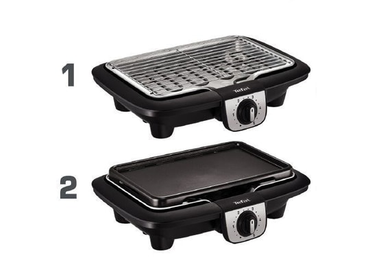TEFAL - Barbecue électrique Easy Grill 2 en 1