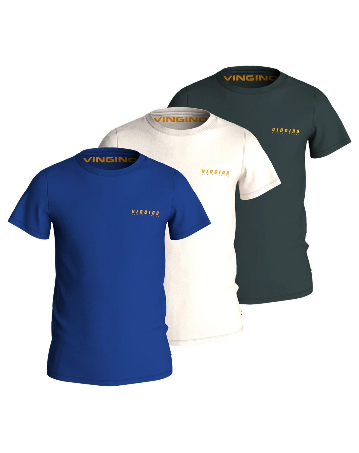 T-Shirt B-BASIC 3er Pack in multicolor