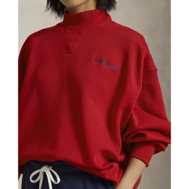 Polo Ralph Lauren VINTAGE FLEECE-LSL-SWS Madison red