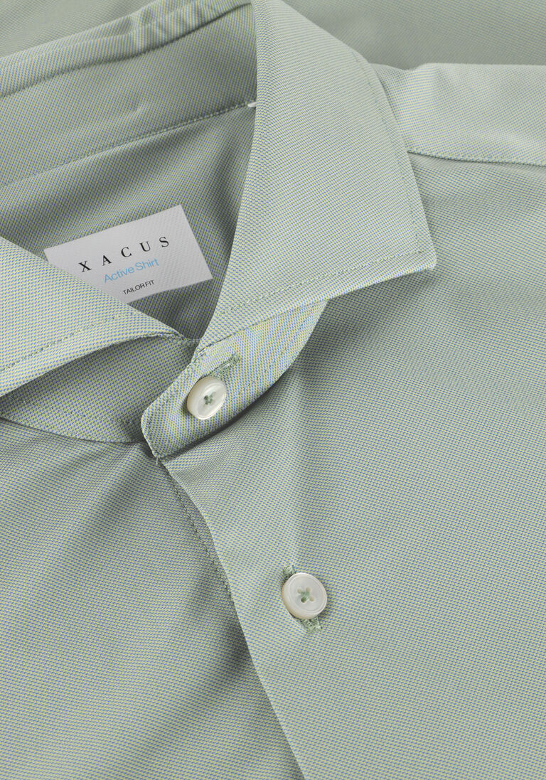 groene xacus overhemden active shirt 520ml