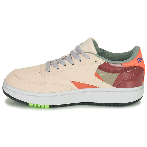 Reebok Classic - CLUB C DOUBLE - Beige / bordeau