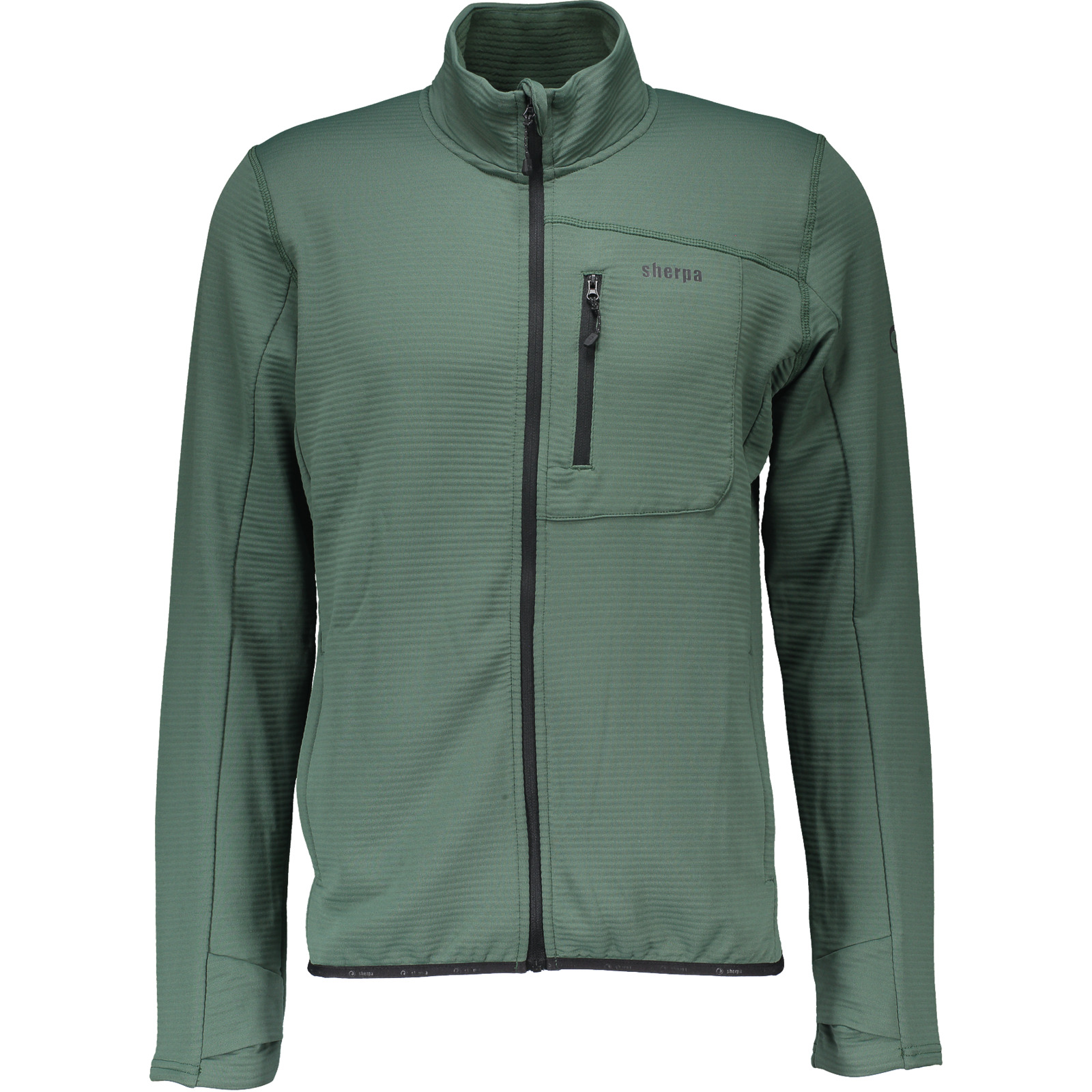 Sherpa Herren-Fleecejacke Rumtek S, grün