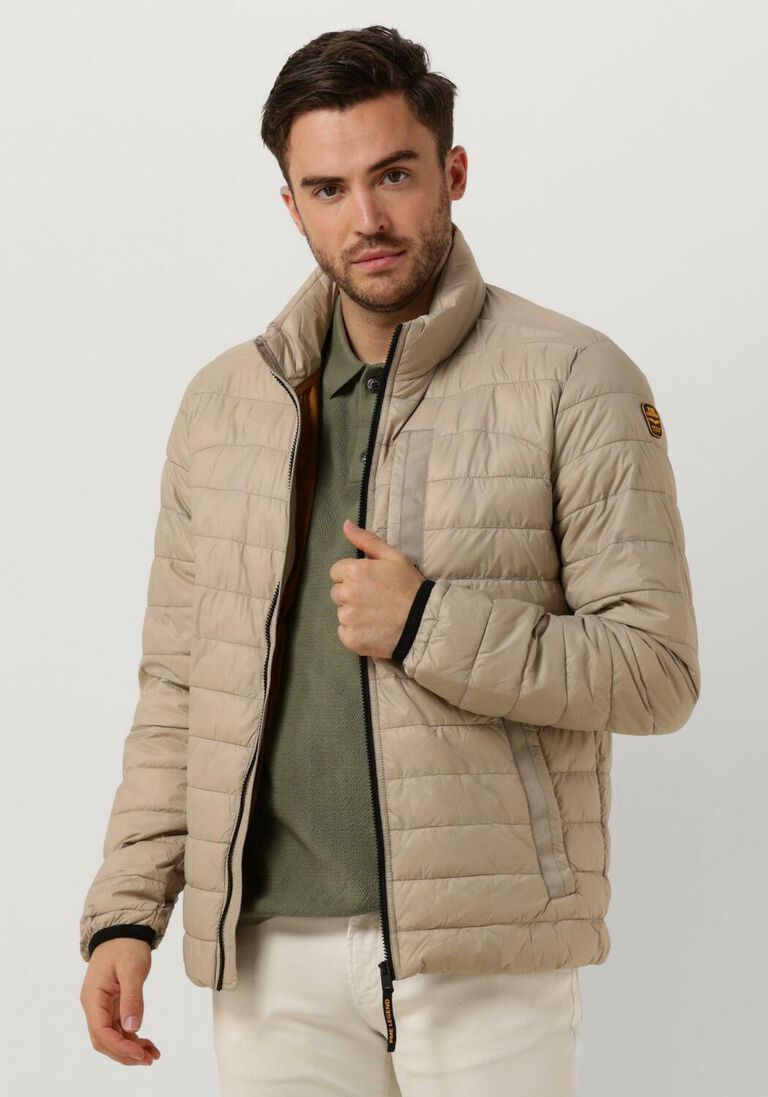 PME LEGEND beige pme legend gewatteerde jas short jacket miles mentor cylon