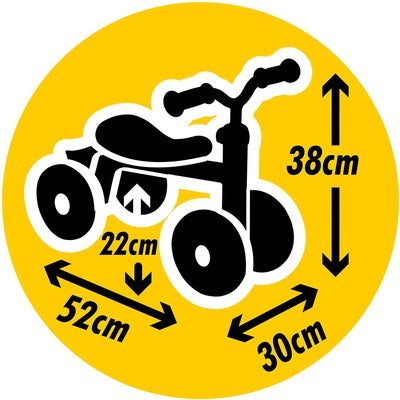 Smoby Mickey Rookie Gåsykkel
