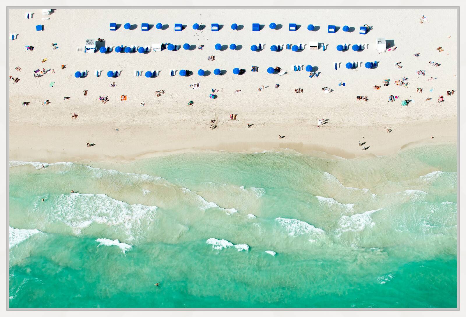 Blue Umbrellas Miami by Tommy Clarke - Limited Edition. Edition of: 150. Signed.