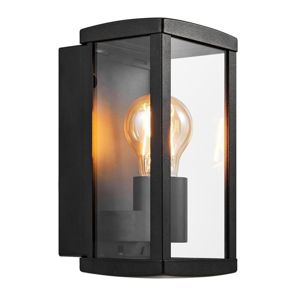Luchy wandlamp in zwart E27 IP44