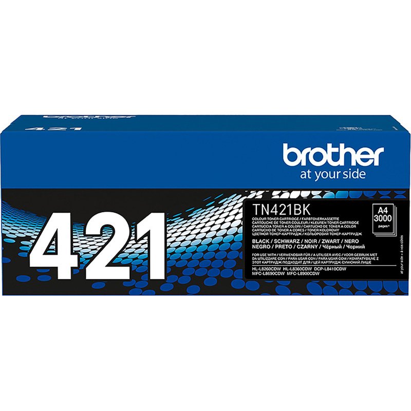 Toner Brother TN421 noir pour imprimante laser