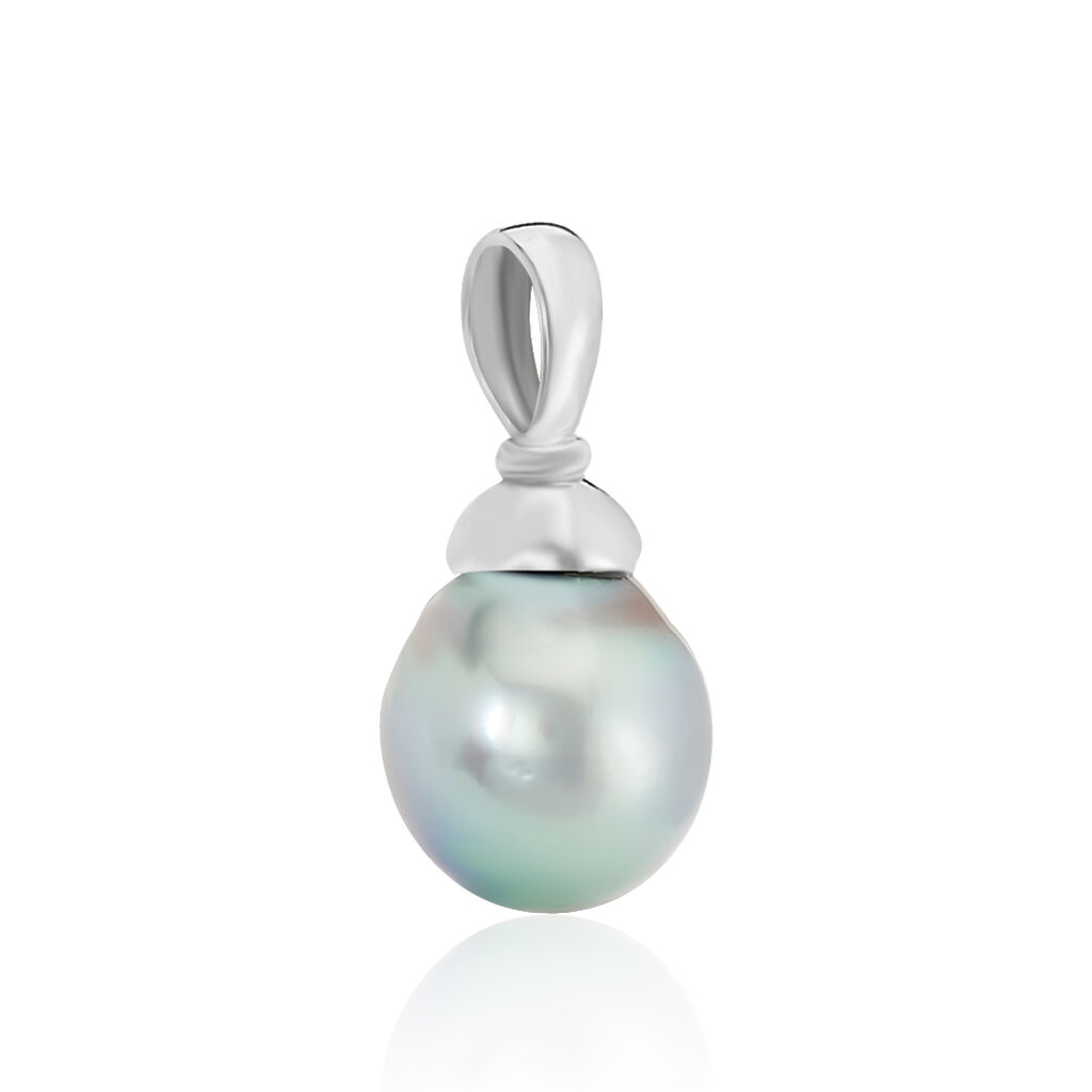 Pendentif Phila Or Blanc Perle De Culture De Tahiti