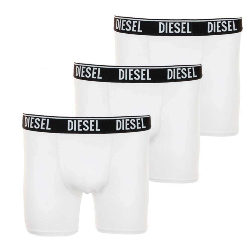 Diesel 3x Boxers Blanc/Noir Homme Diesel Sebastian
