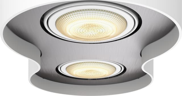 Philips Hue Pillar spotlyset 2x5W (hvid)