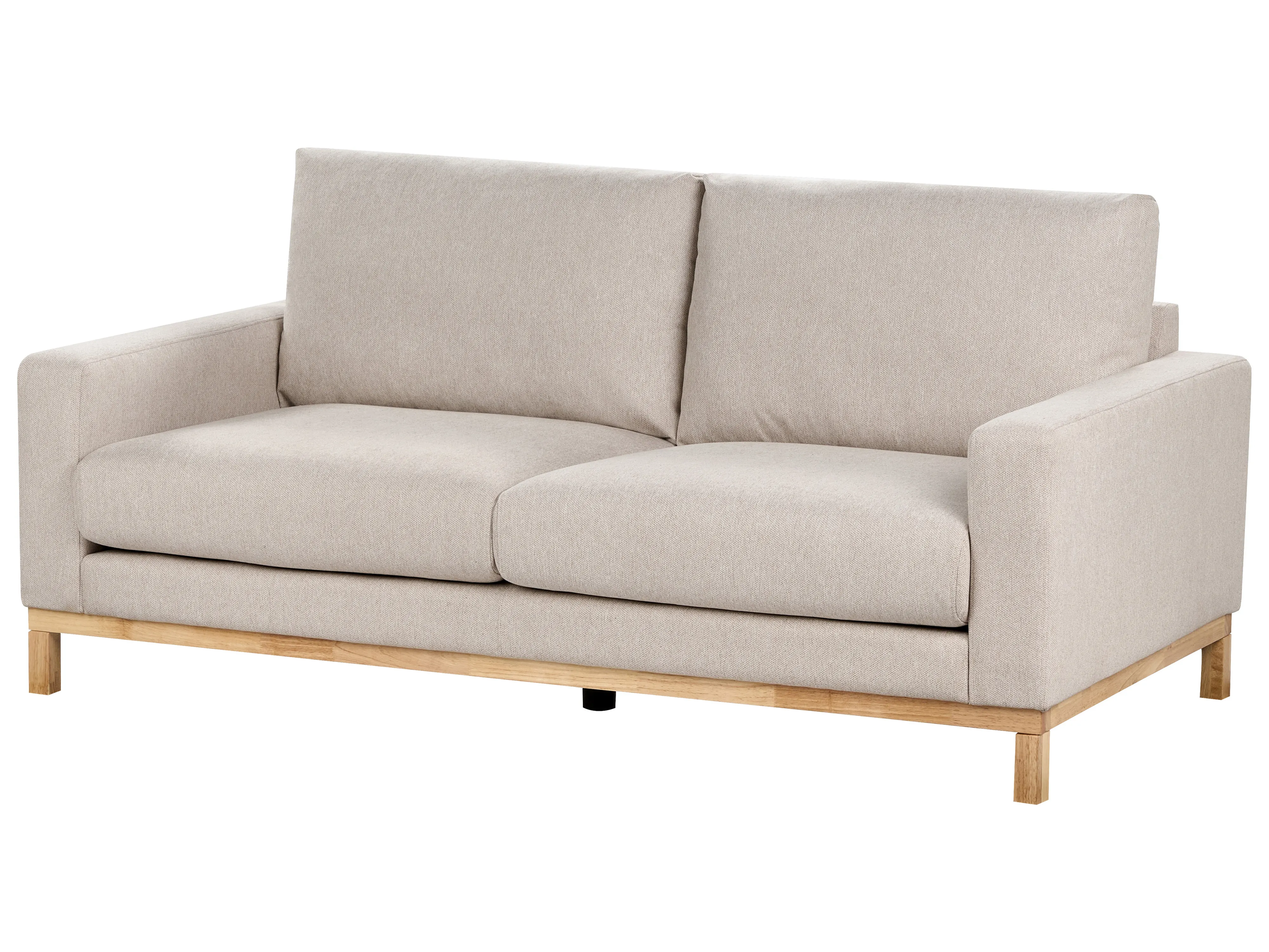 Bank 2-zits SIGGARD Stof Beige