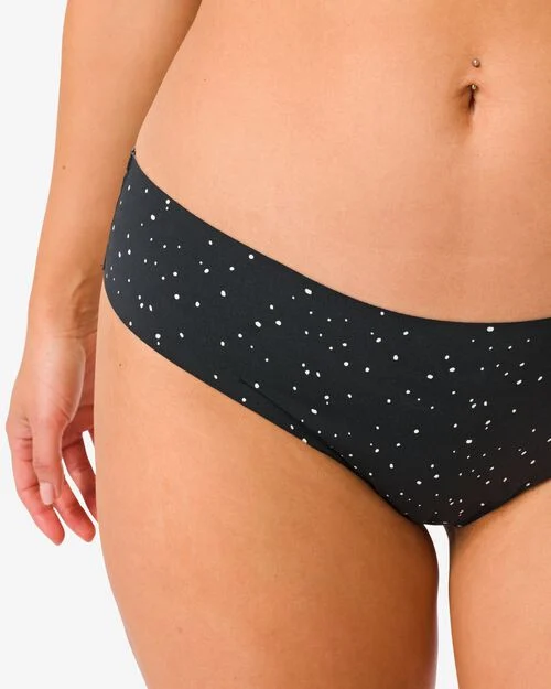 slip brésilien femme micro noir