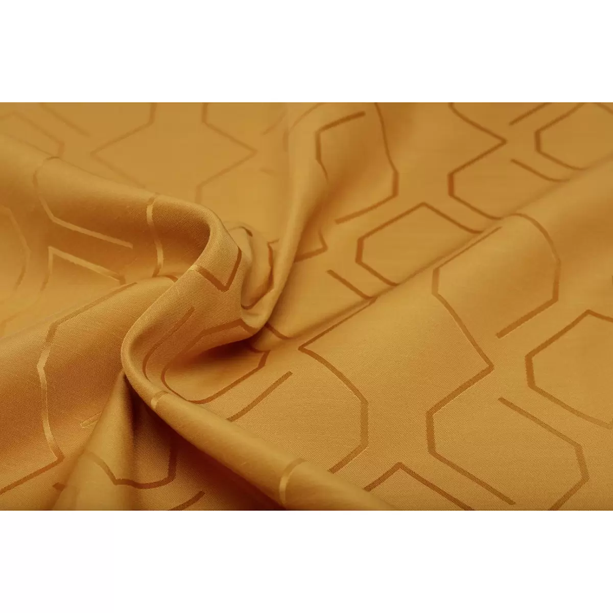 Nachtvorhang Jacquard Rombo Gold
