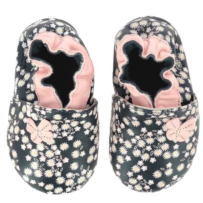 Robeez Robeez Chaussons Daisy Summer Marine Imprime