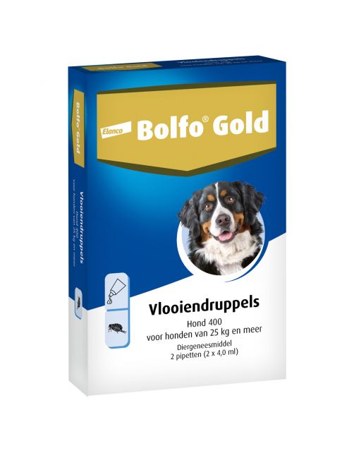 Bolfo Gold Hond 400 - Anti vlooienmiddel