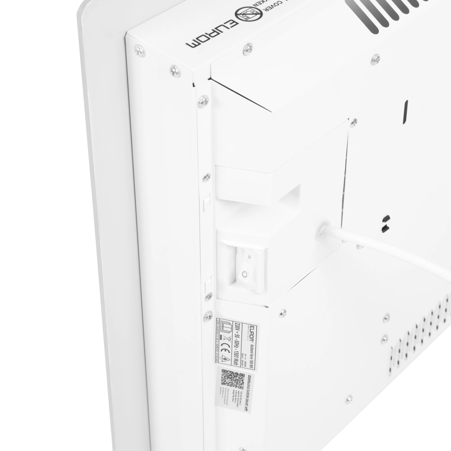 EUROM Alutherm Verre 2000 Wi-Fi Convectorkachel - 2000W - 80m3