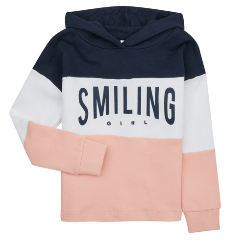 Name it - NKFTARLIE LS SWEAT - Rose / Blanc / Marine