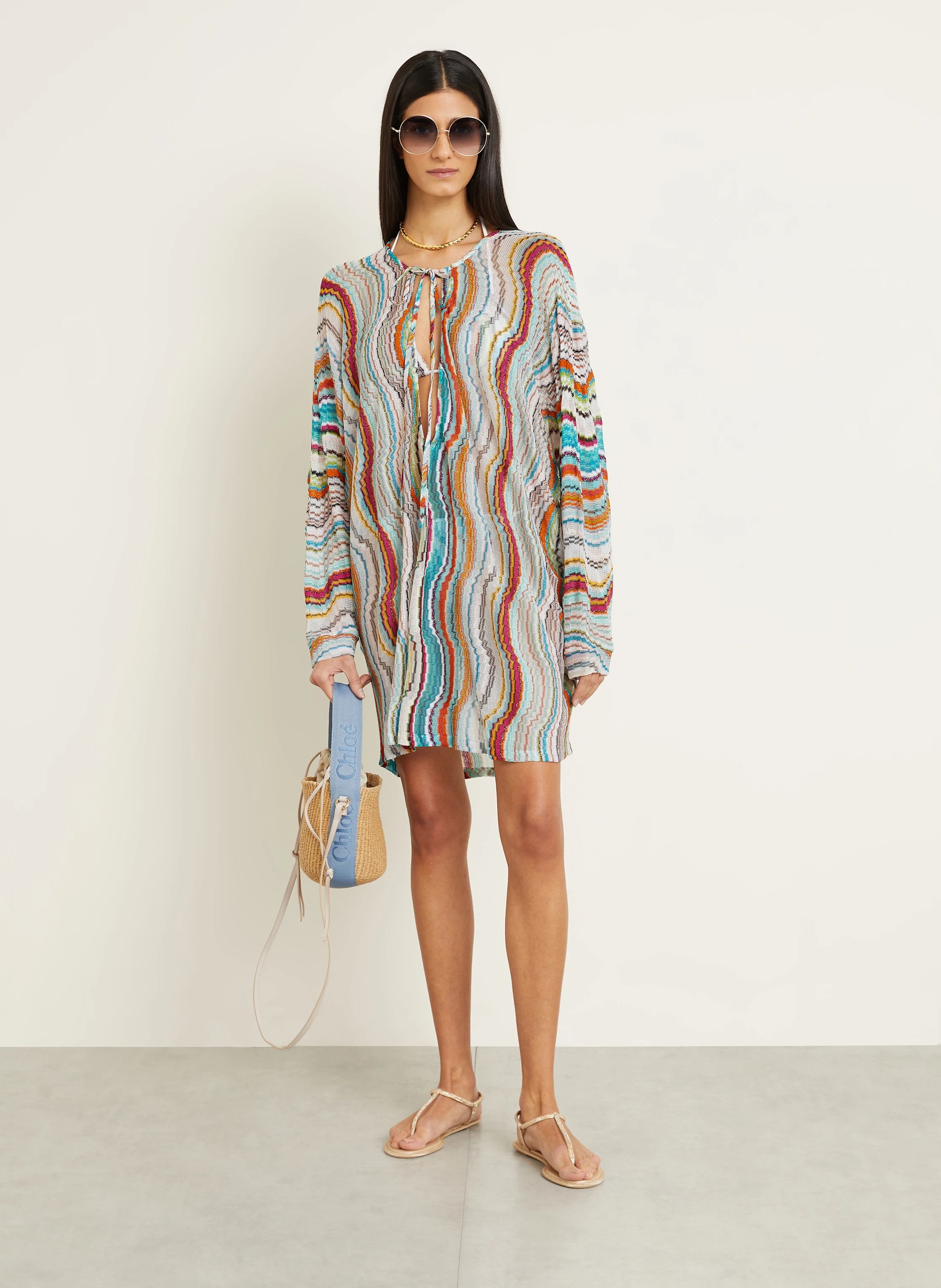 MISSONI Strandkleid mit Glitzergarn
