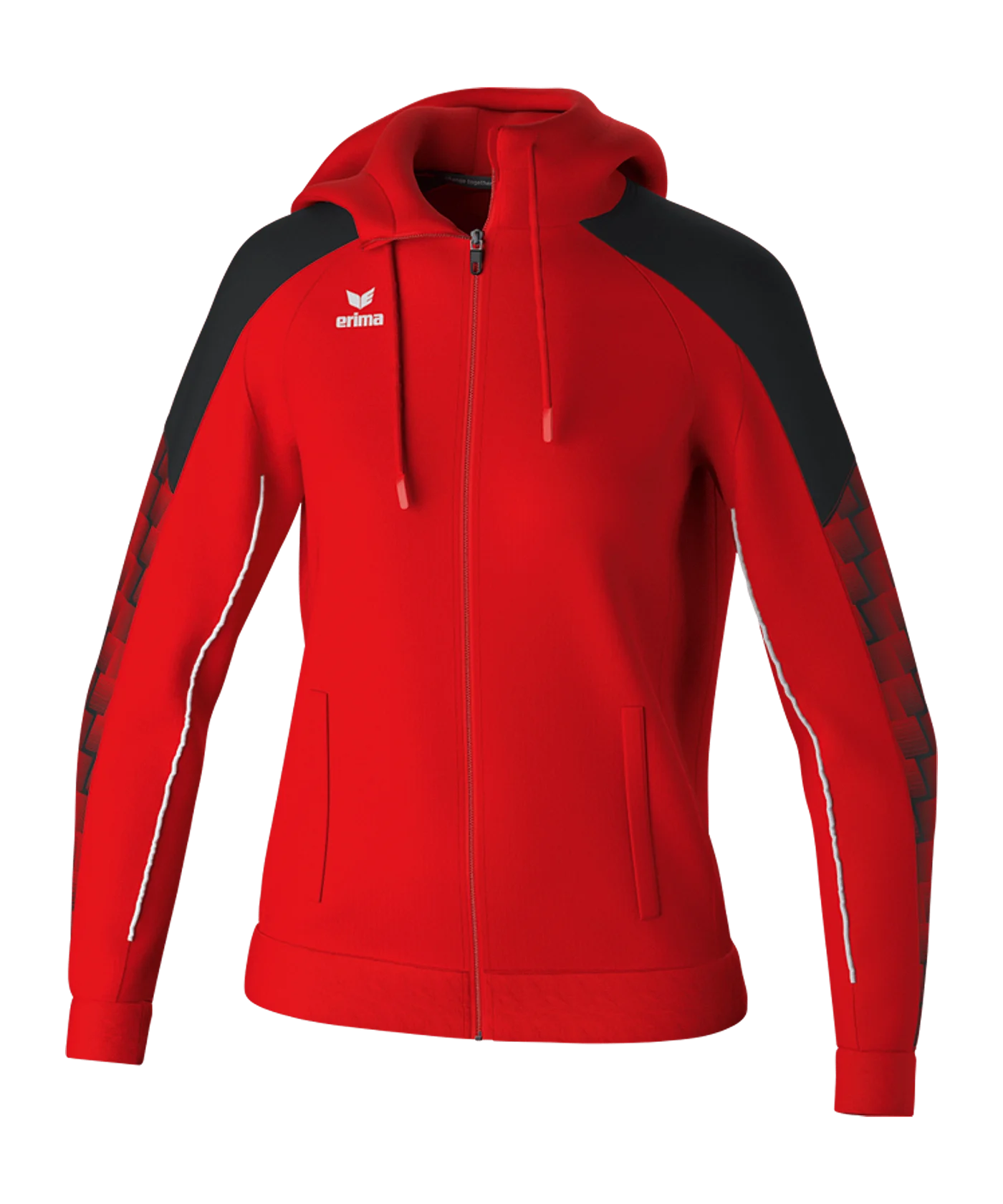 Erima Evo Star Kapuzenjacke Damen Rot