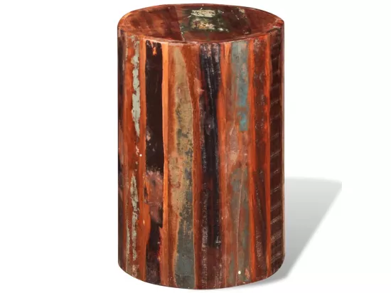 Tabouret Bois de récupération massif