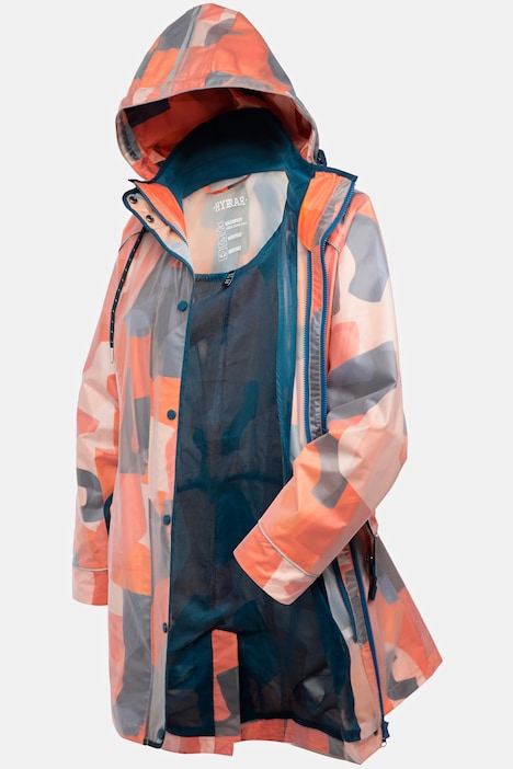 HYPRAR Funktions-Friesenjacke, wasserdicht, 2-Wege-Zipper