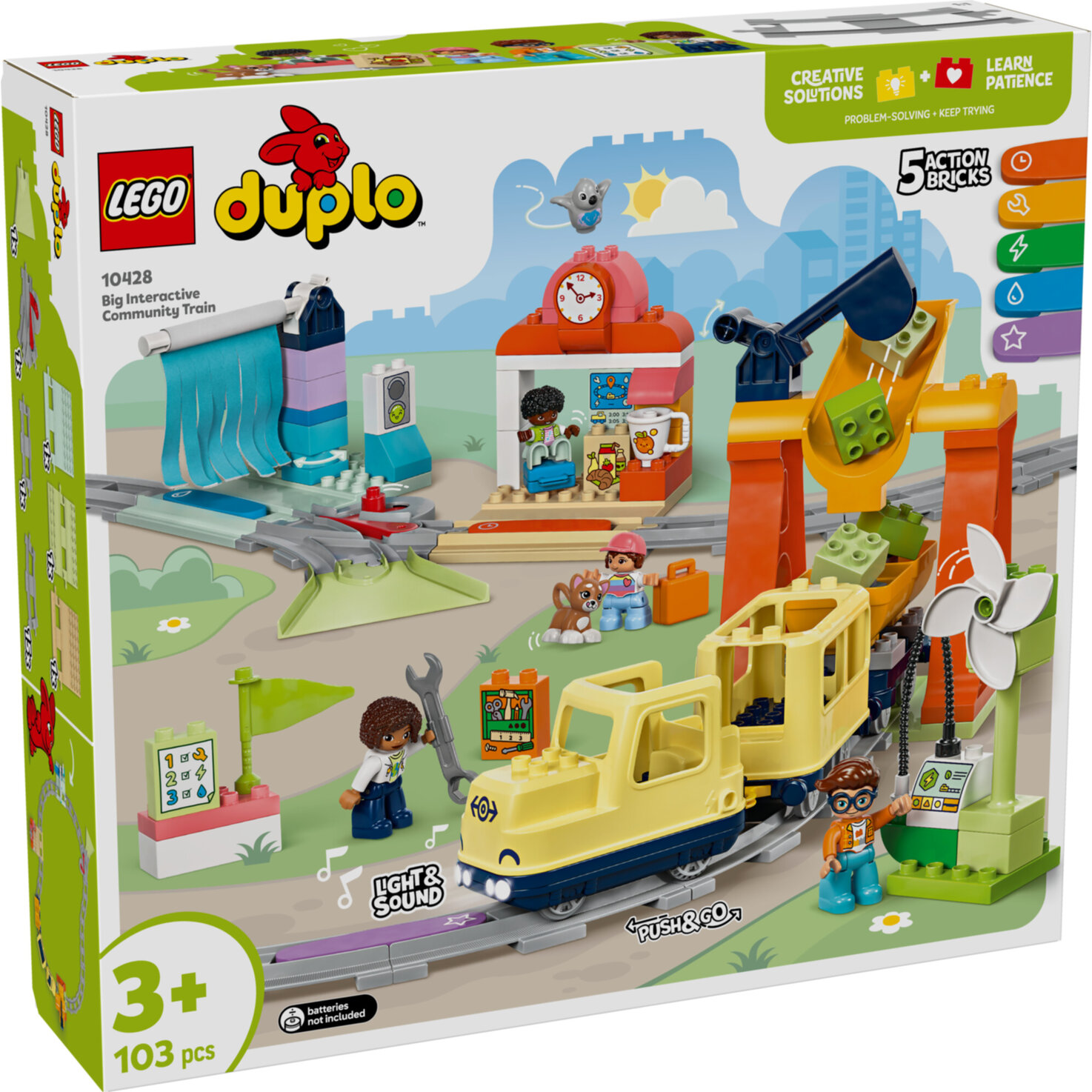 LEGO® DUPLO 10428 Town Grosse interaktive Eisenbahn 3+ Jahre