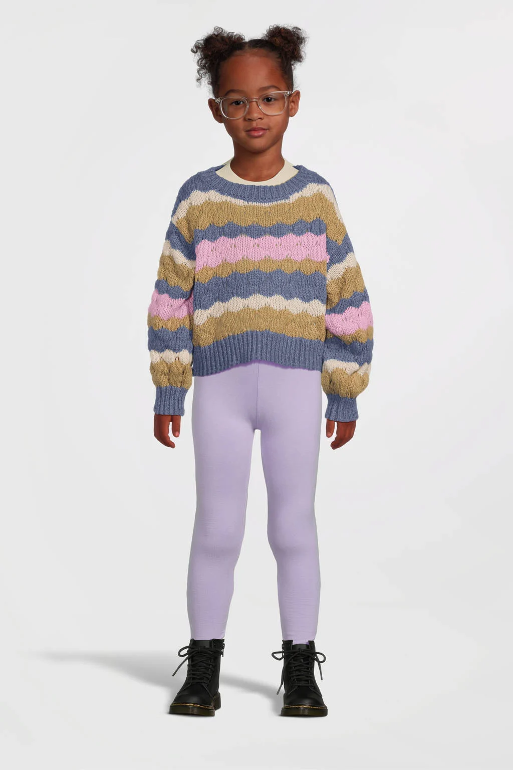 Quapi regular fit legging DAFNE lila