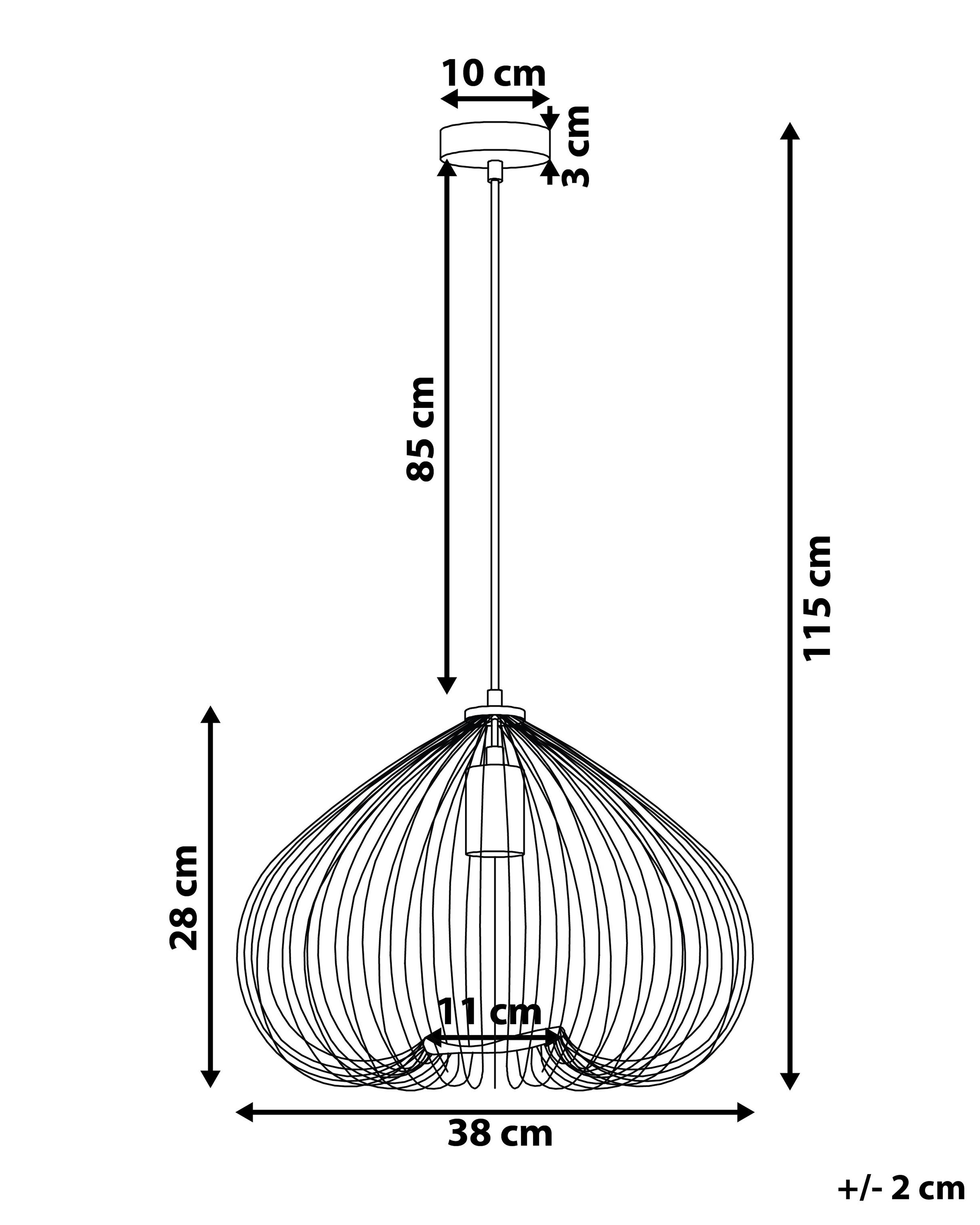 Hanglamp TORDINO Metaal Zwart