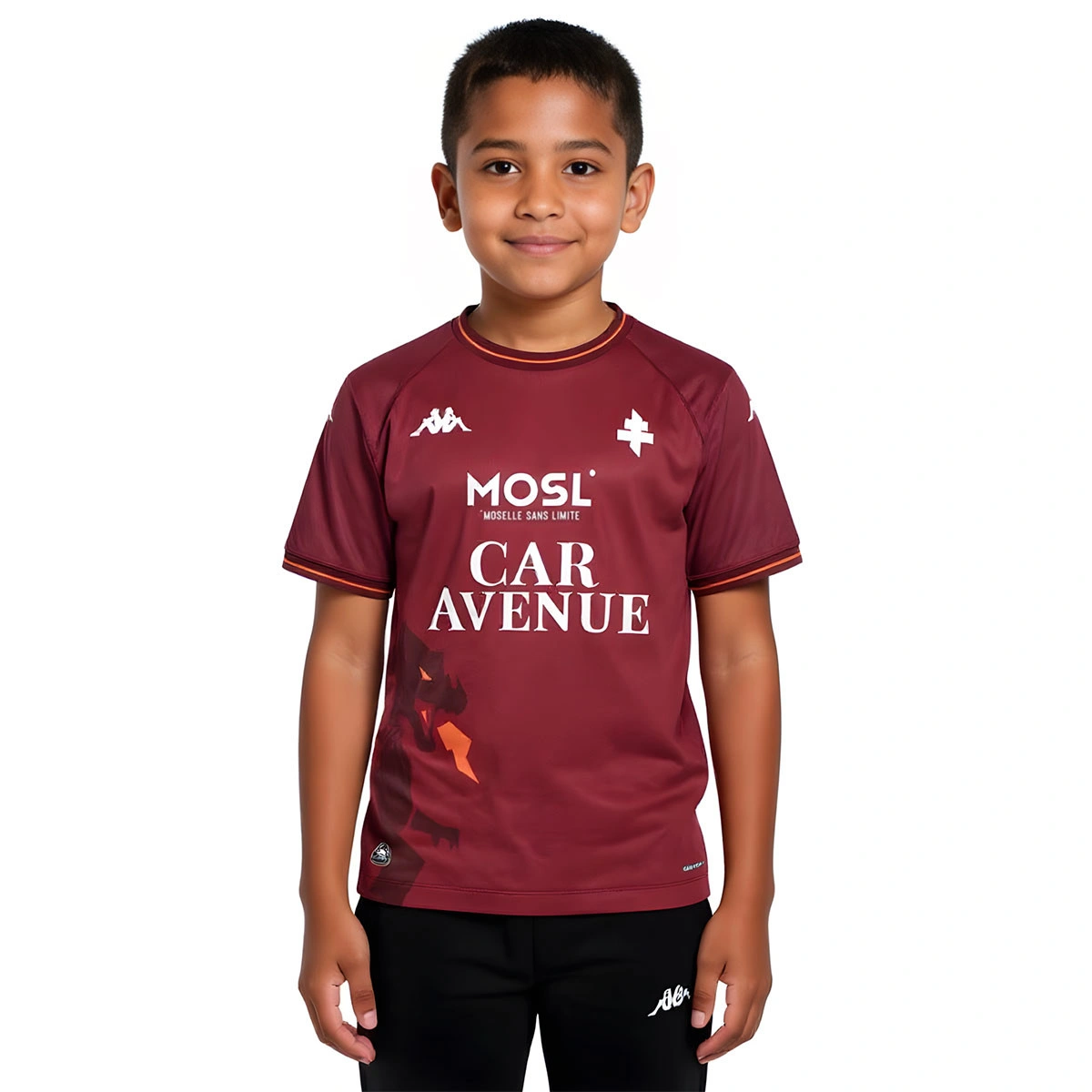 Camisola Kappa FC Metz Primeiro Equipamento 2025-2026 Criança