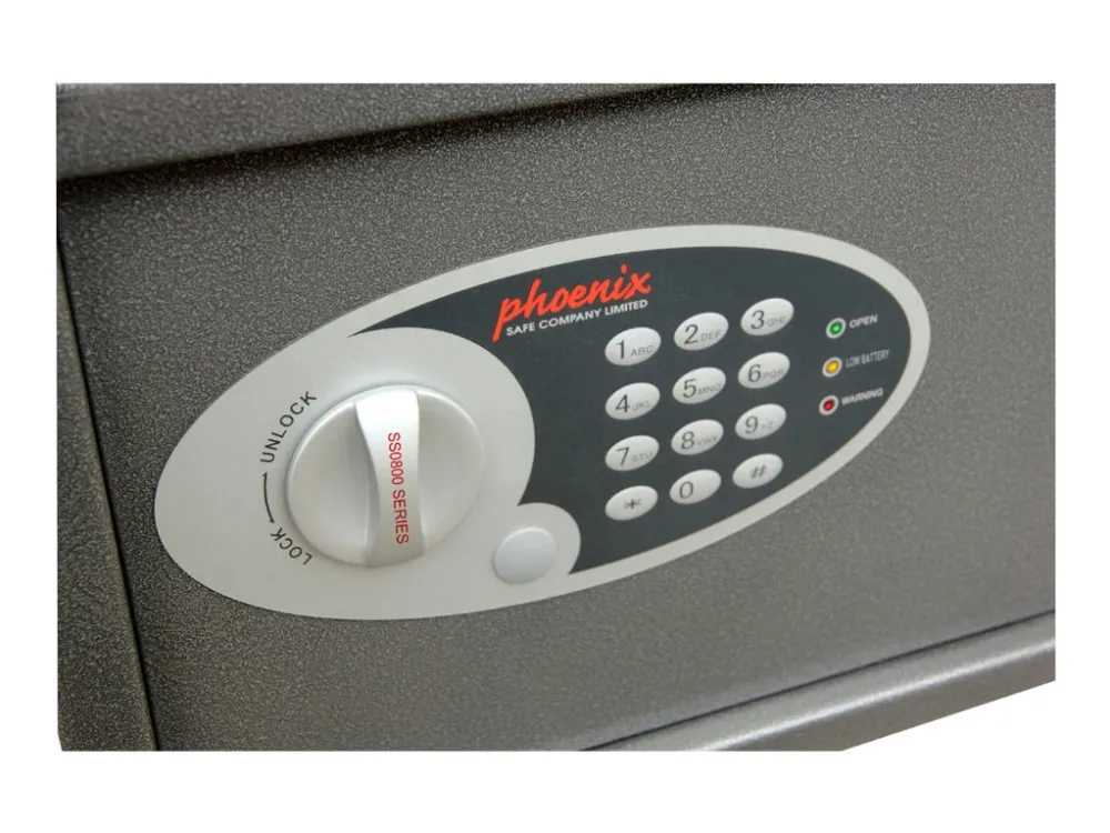 Phoenix Safe Phoenix Seifas Safe Vela Key Lock & Digital (SS0805E)