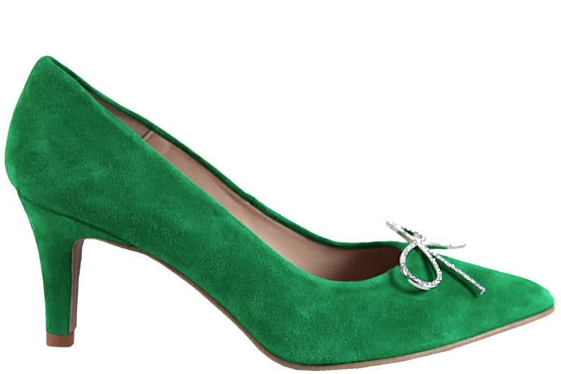 COPENHAGEN SHOES DANCE AND DIAMONDS GREEN JELLY BEAN