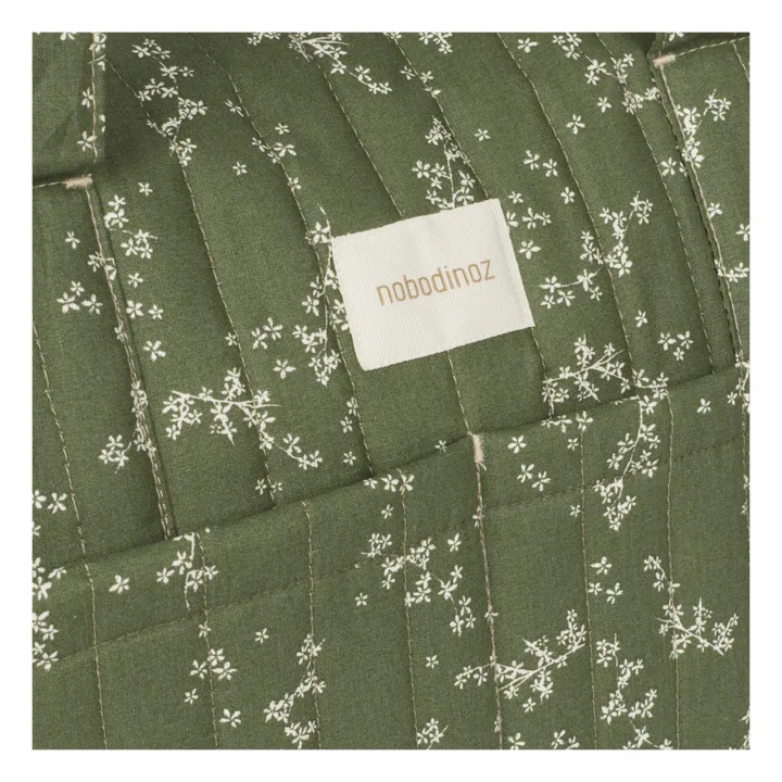 Nobodinoz Sac à langer Stories en coton bio | Vert