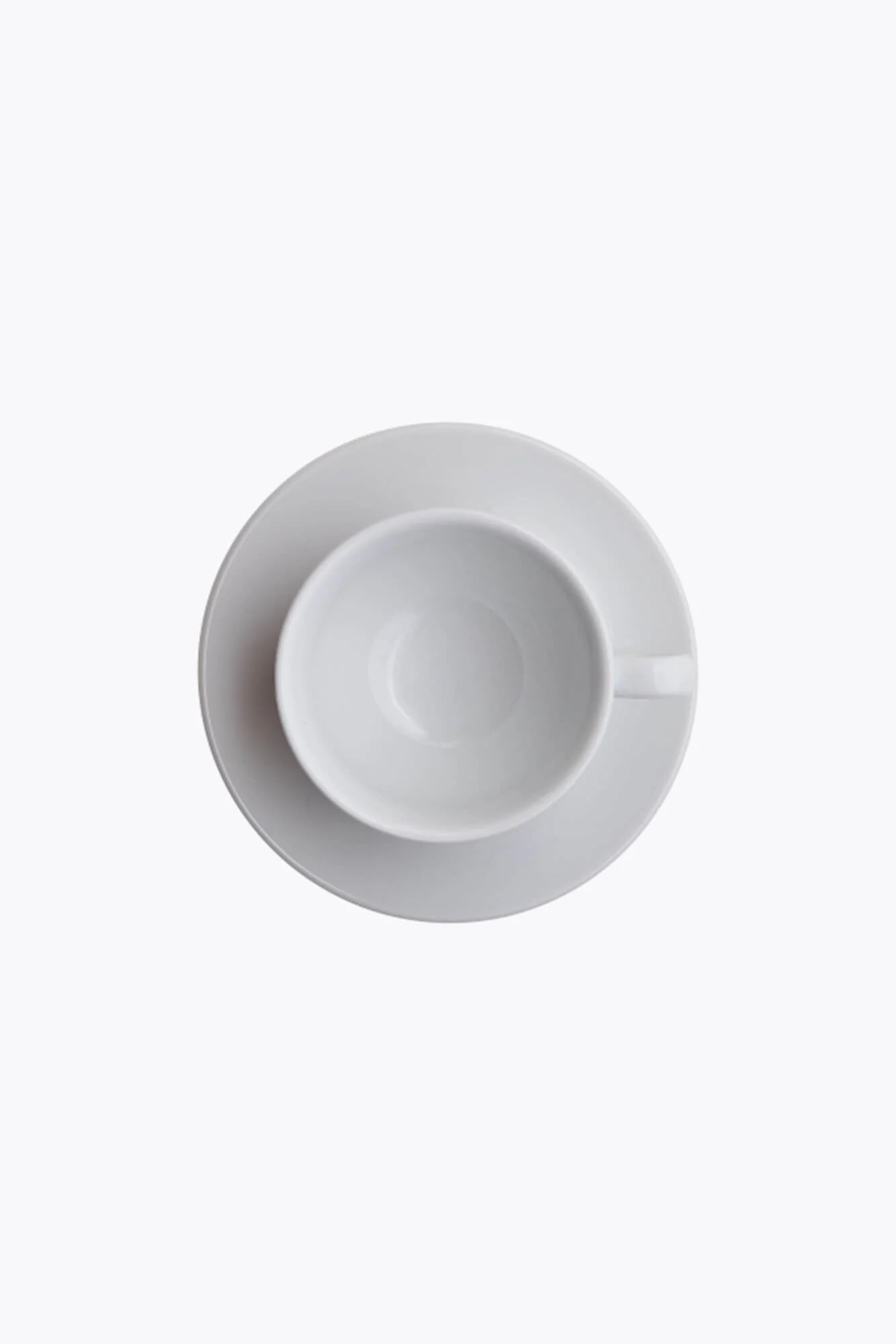 La Marzocco linea Cappuccinotasse Schwarz mit Untertasse