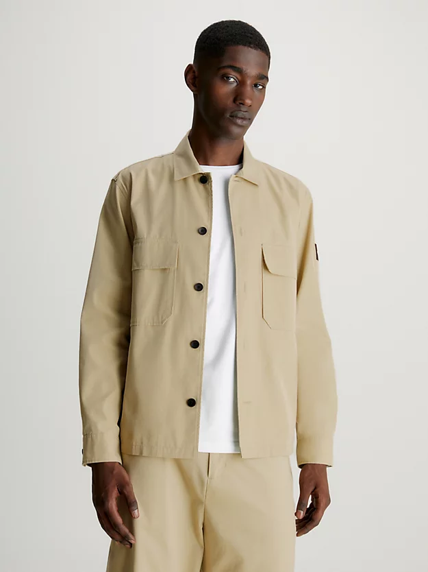 Camisa de sarja quadrada